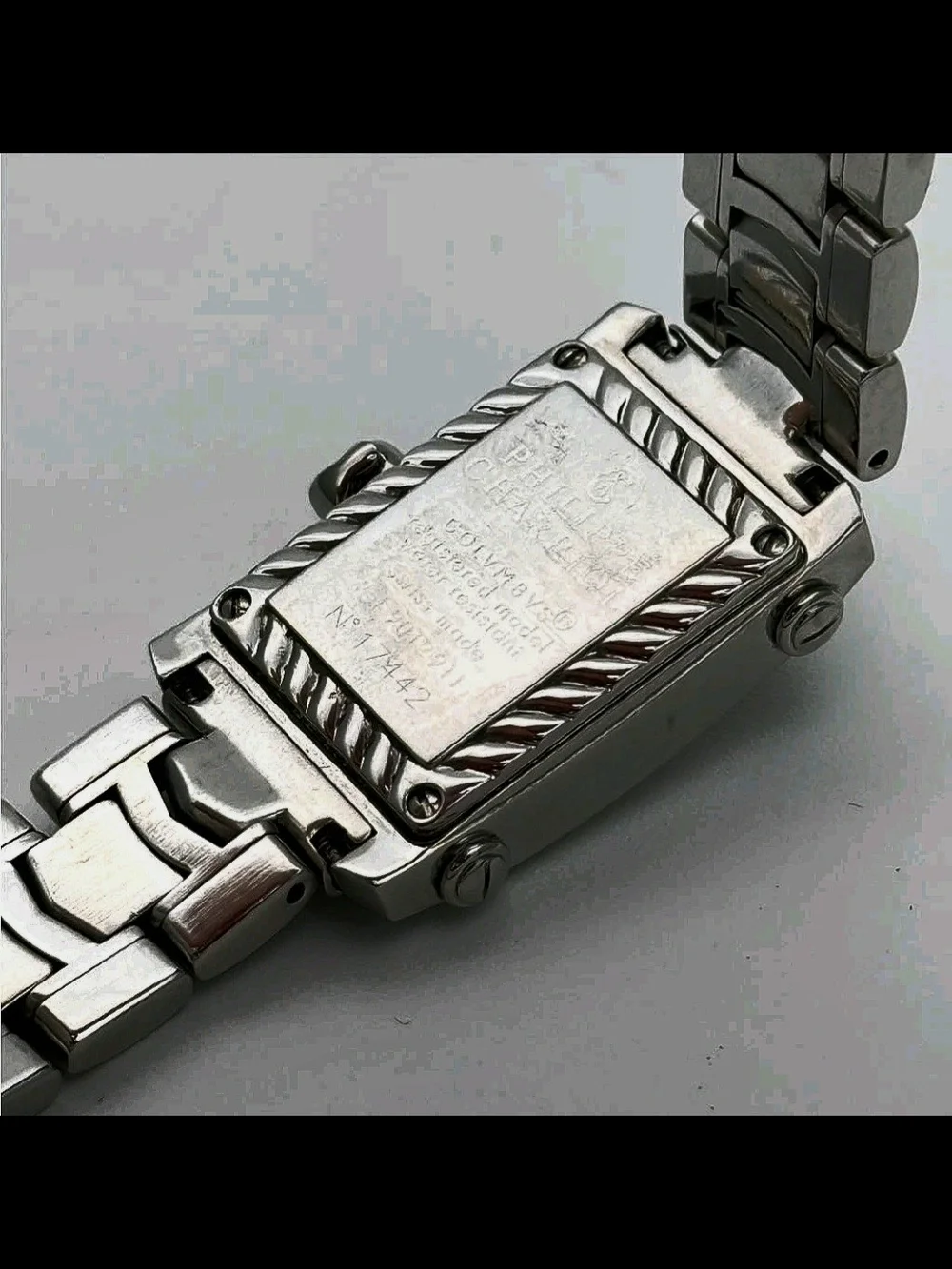 CHARRIOL Columbus 17442 Quartz Womens Watch Silver Roman Dial Swiss Made In hand